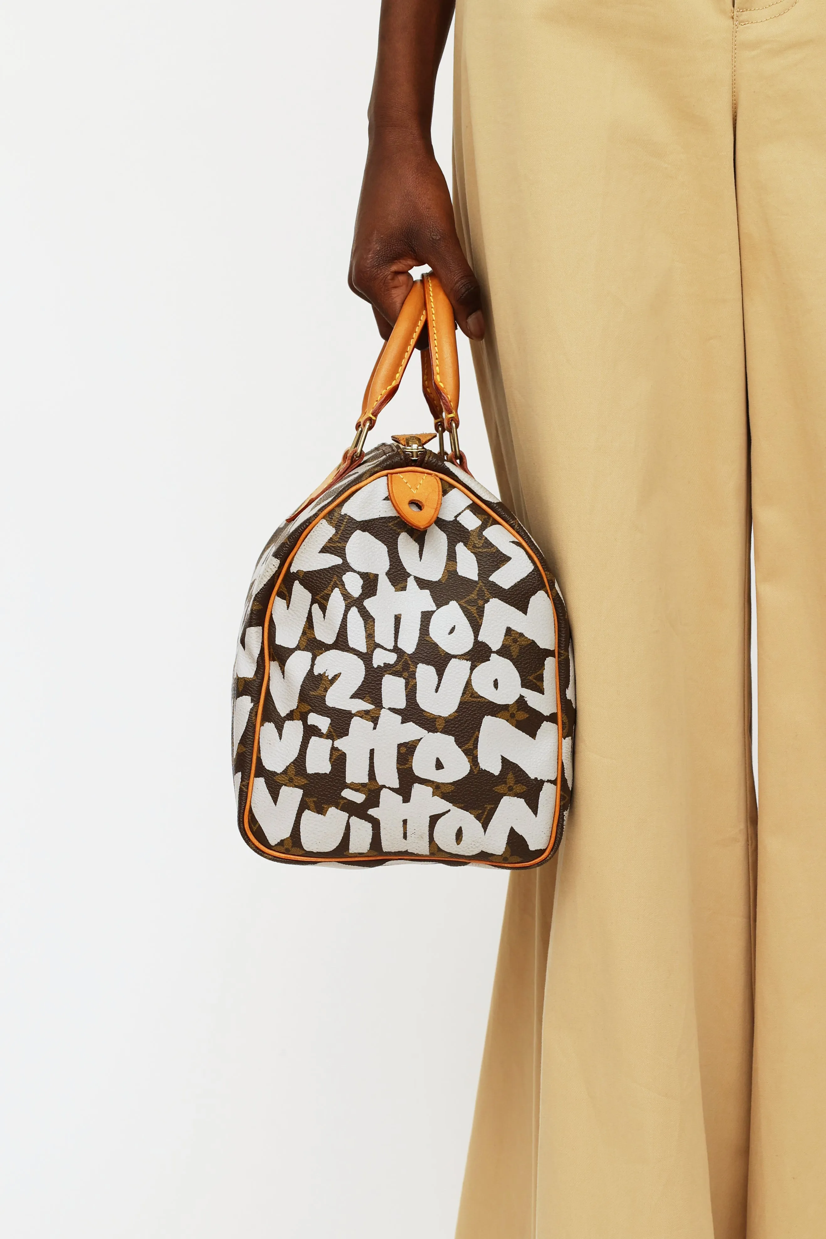 2001 Monogram Stephen Sprouse Graffiti Speedy 30 Handbag