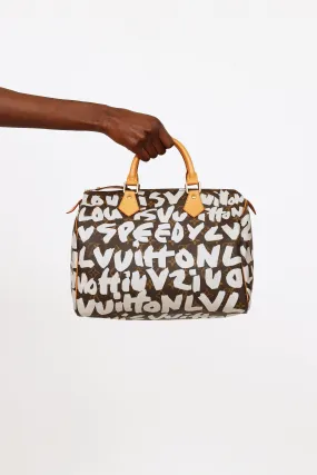 2001 Monogram Stephen Sprouse Graffiti Speedy 30 Handbag