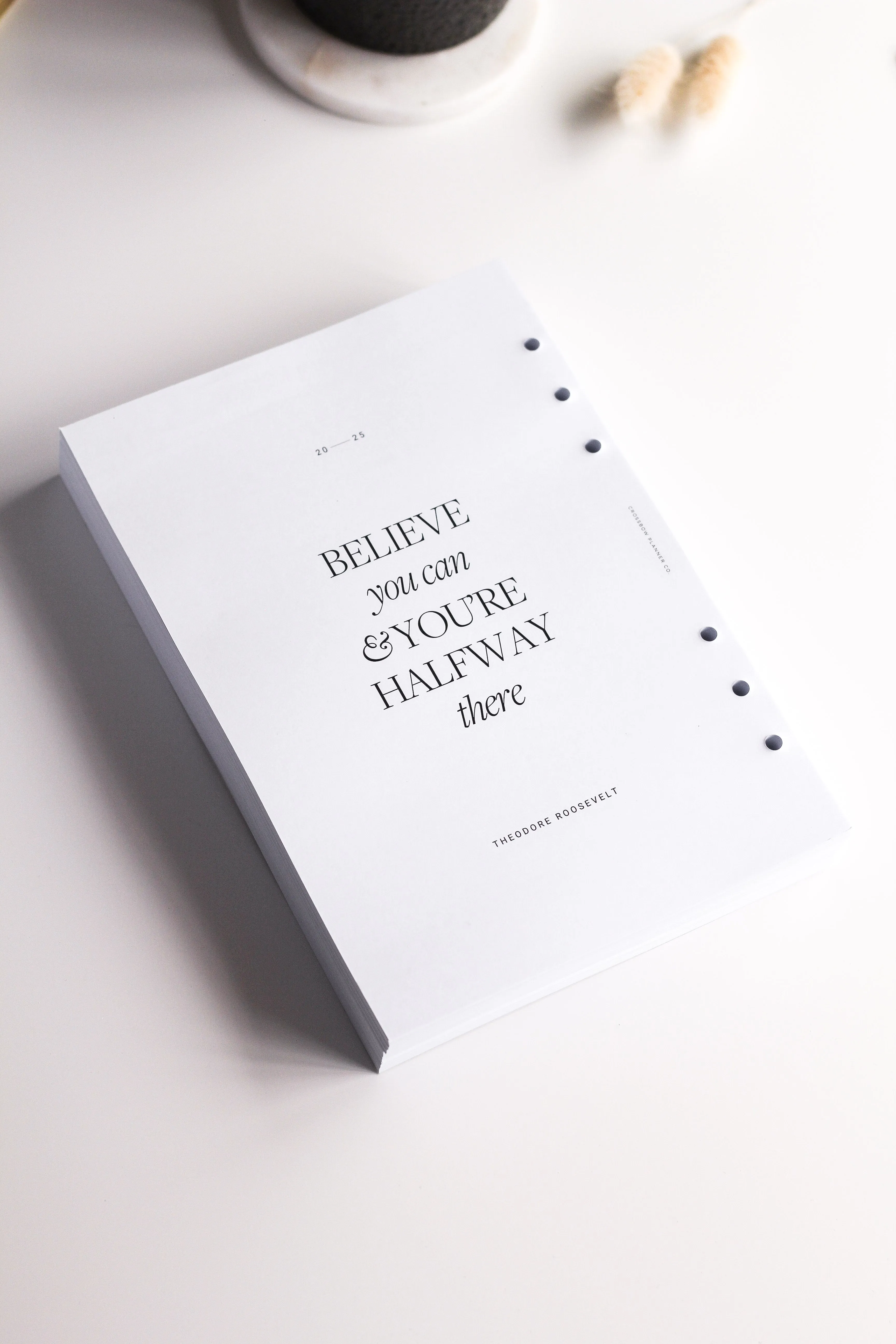 2025-2026 Daily Planner Inserts A5