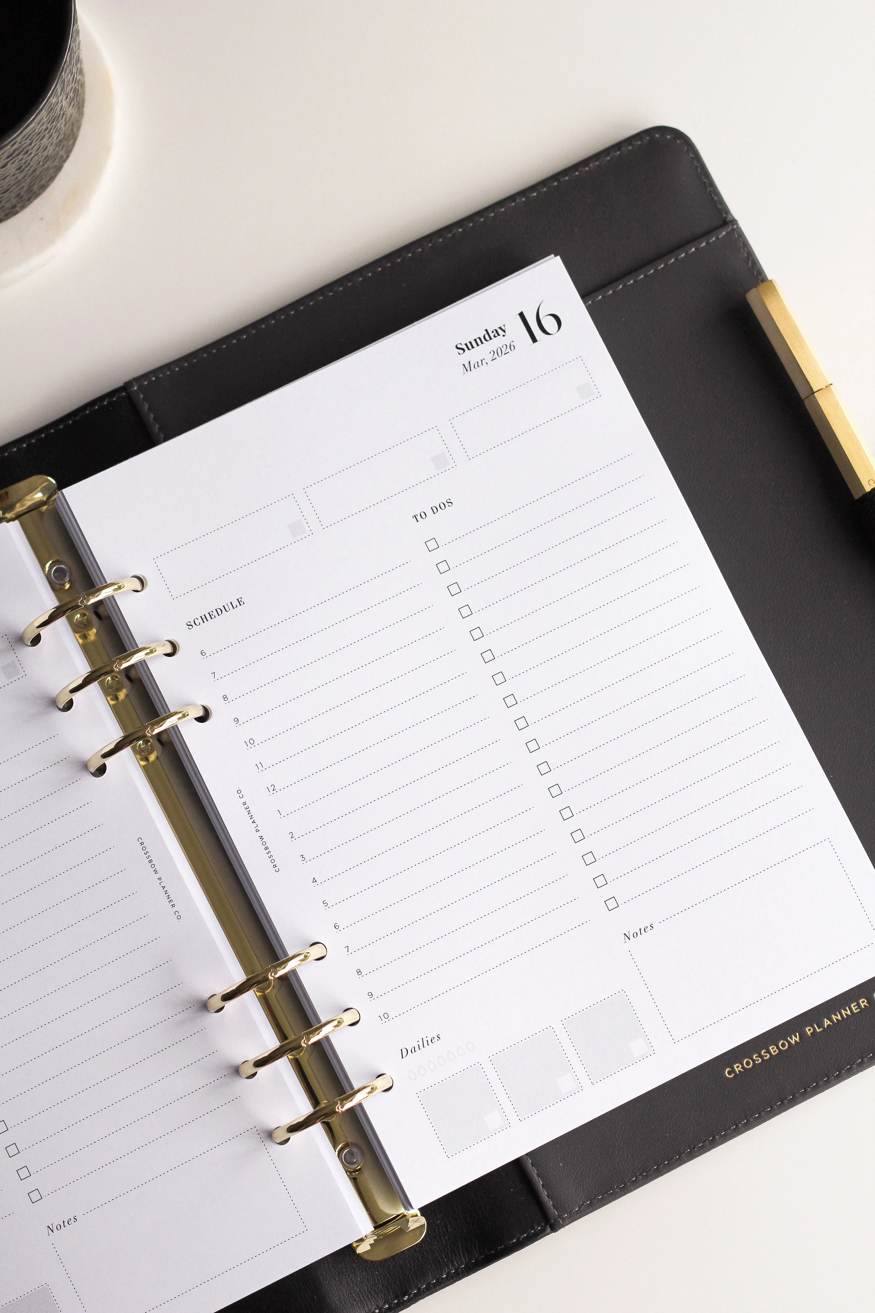 2025-2026 Daily Planner Inserts A5