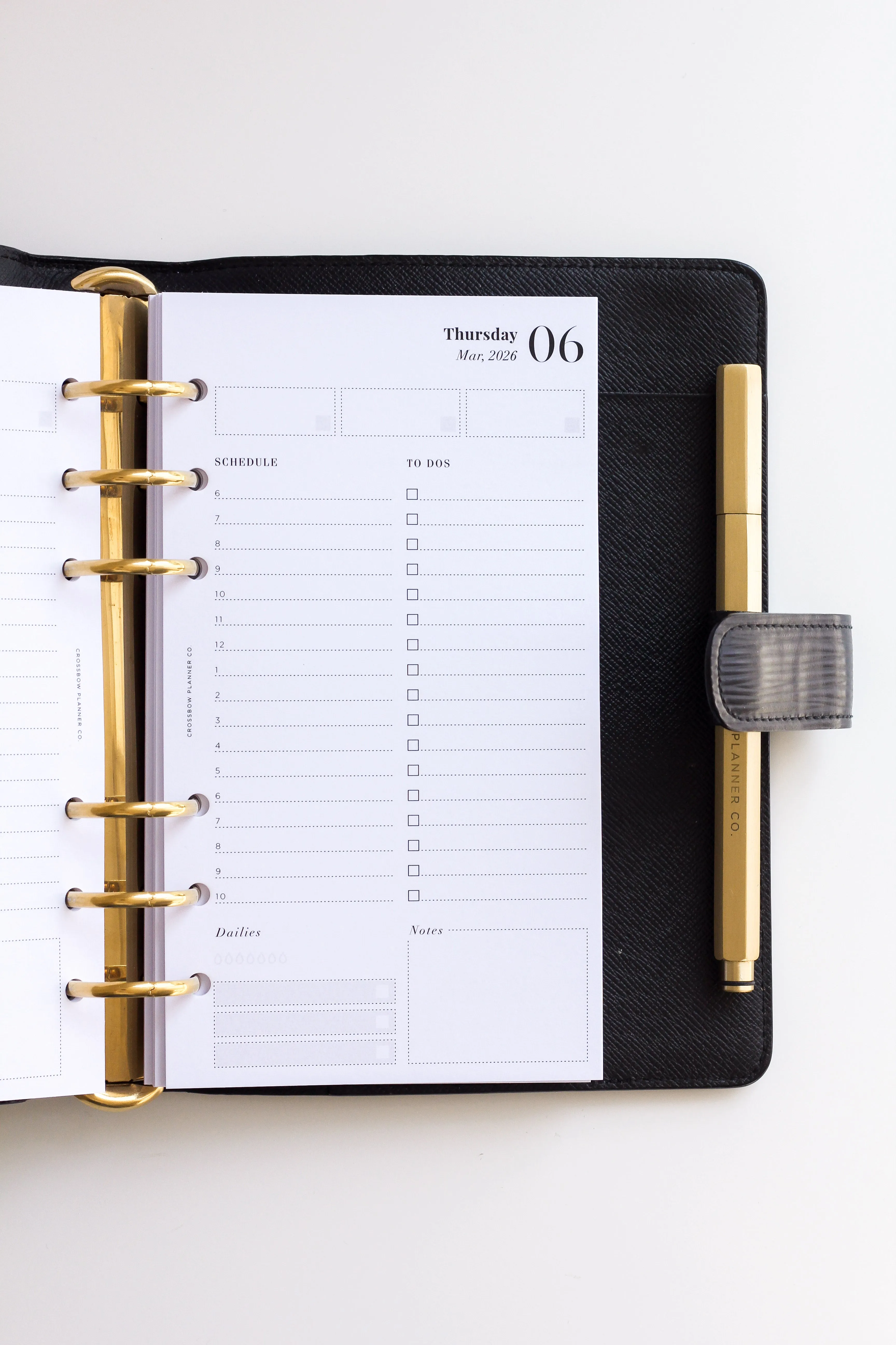 2025-2026 Personal Daily Planner Inserts