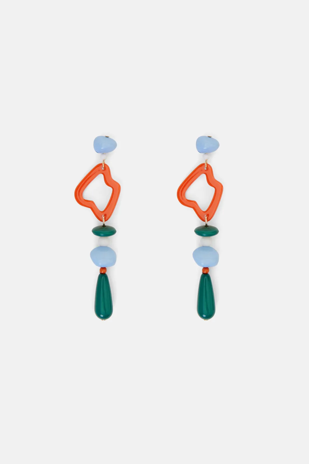 Abstract Beaded Earrings