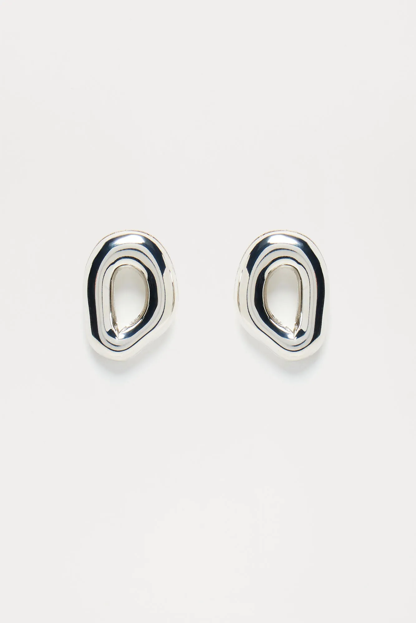 Abstract Dreams Earrings  - Silver