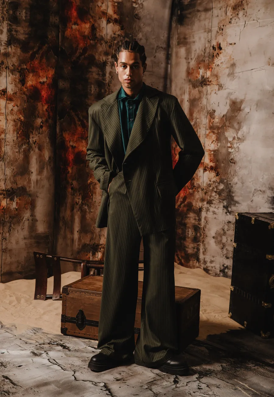 Amani Blazer Striped Green