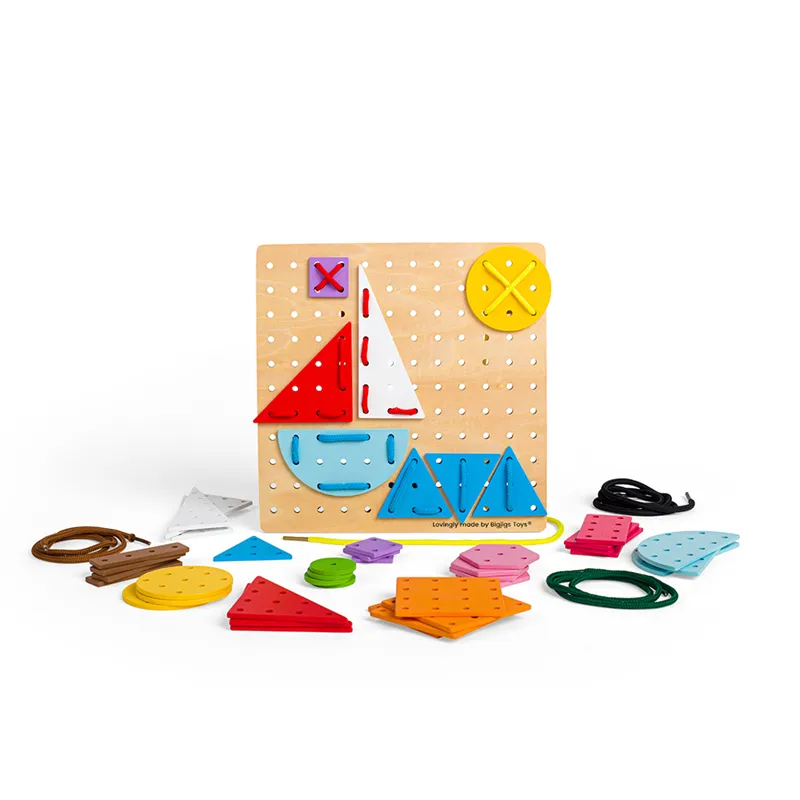 Bigjigs Goemetric Lace-a-shape