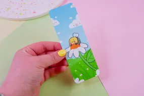 Bumblebutt Bee Bookmark | Cute Kawaii Vinyl Bookmark for Book Lovers & Bookish Stationery Gift