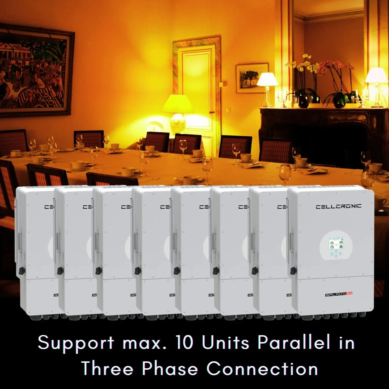 CELLCRONIC GALAXY 6G EU 10KW (Three Phase) Dual MPPT Hybrid Inverter