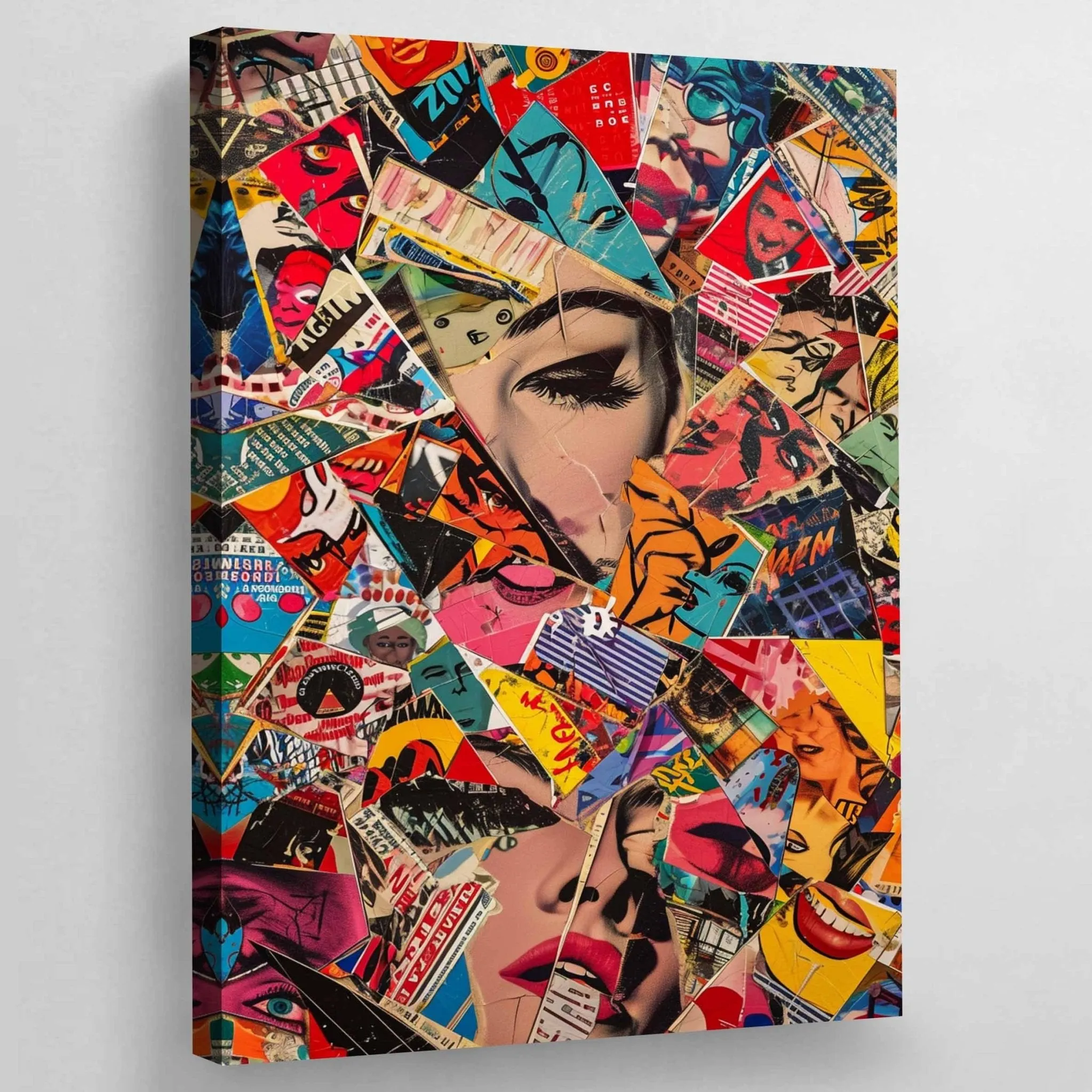 Collage Pop Culture Canvas