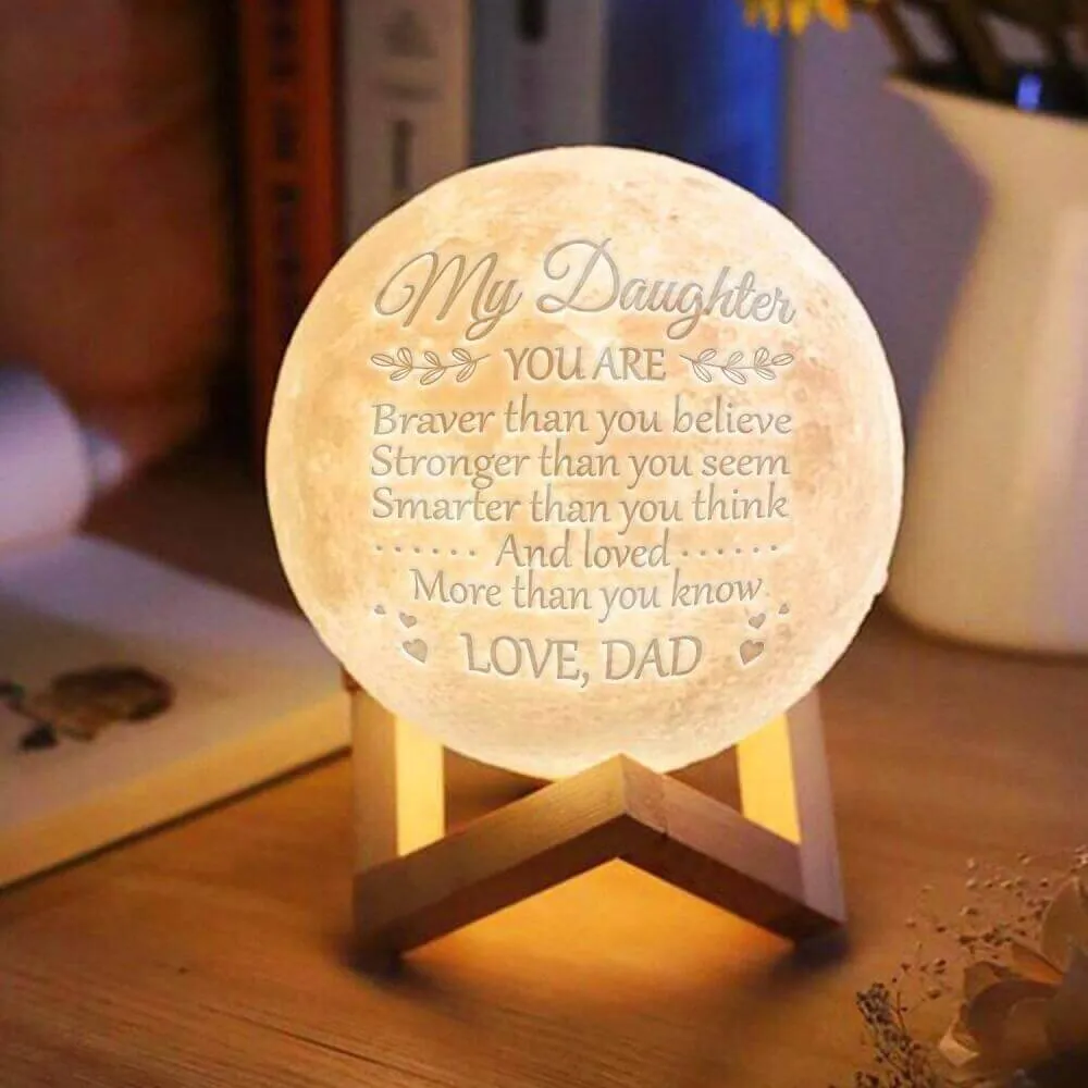 Customized Personality 3D Printing Moon Lamp