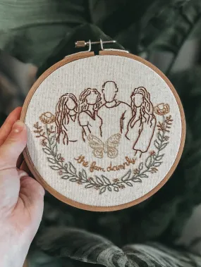 Customized Portrait Hoop