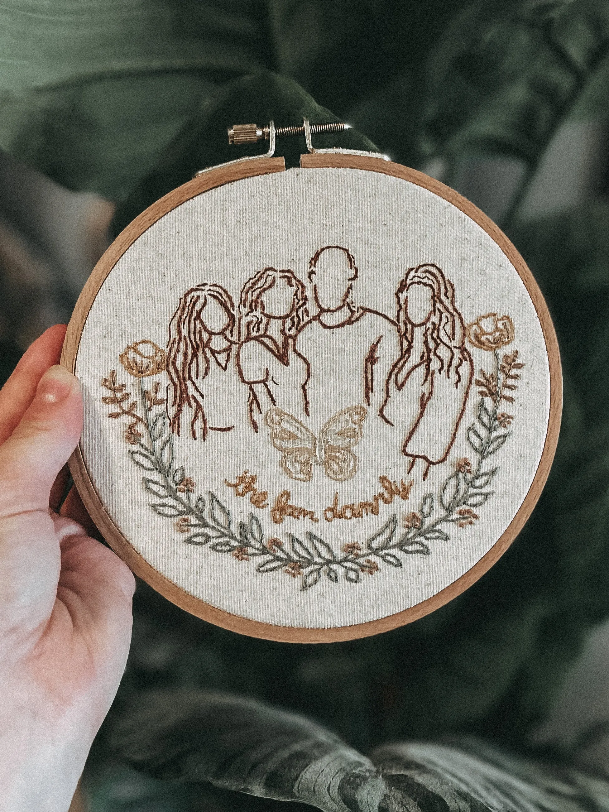 Customized Portrait Hoop