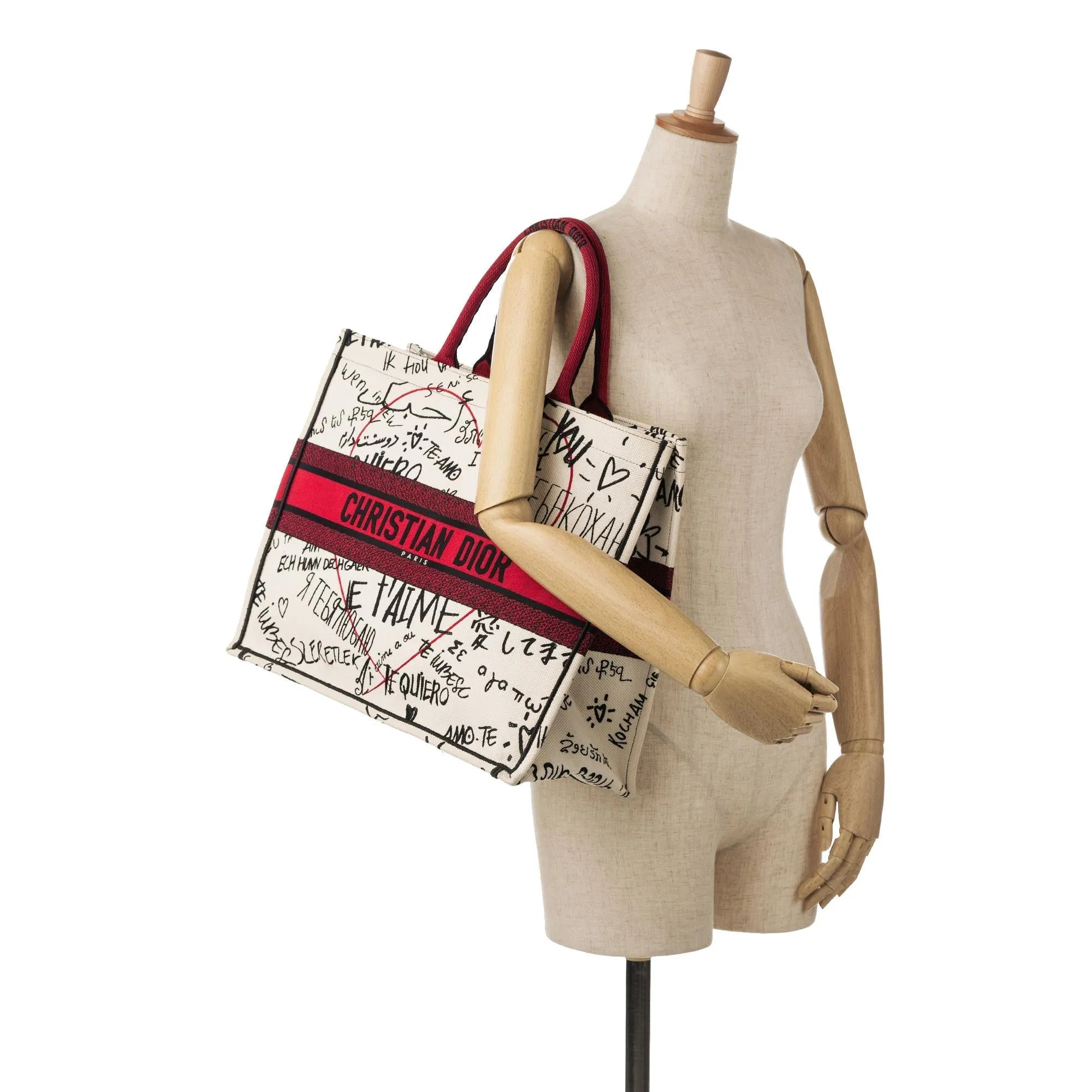 Dior Large DiorAmour Graffiti Book Tote (SHG-we6KId)