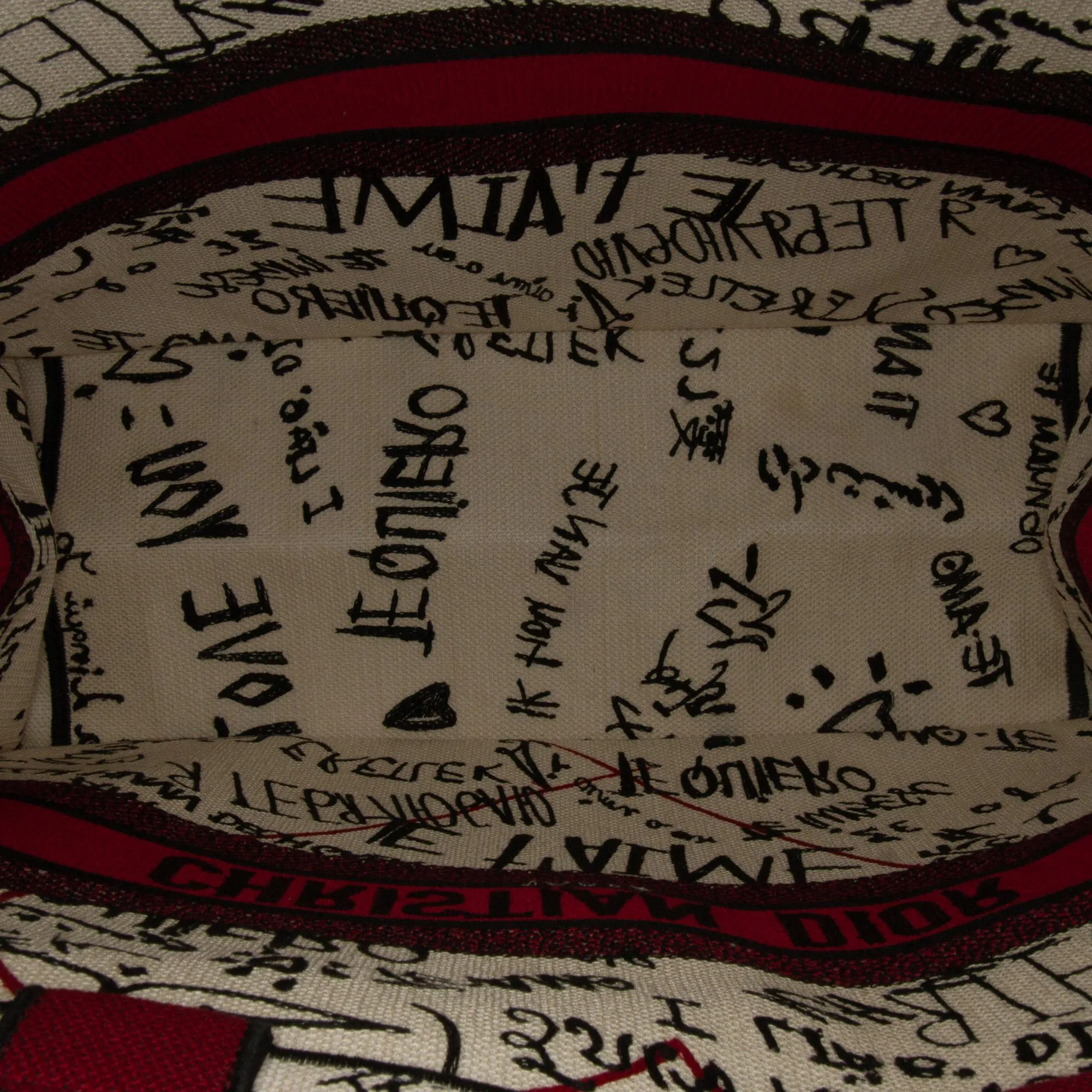 Dior Large DiorAmour Graffiti Book Tote (SHG-we6KId)