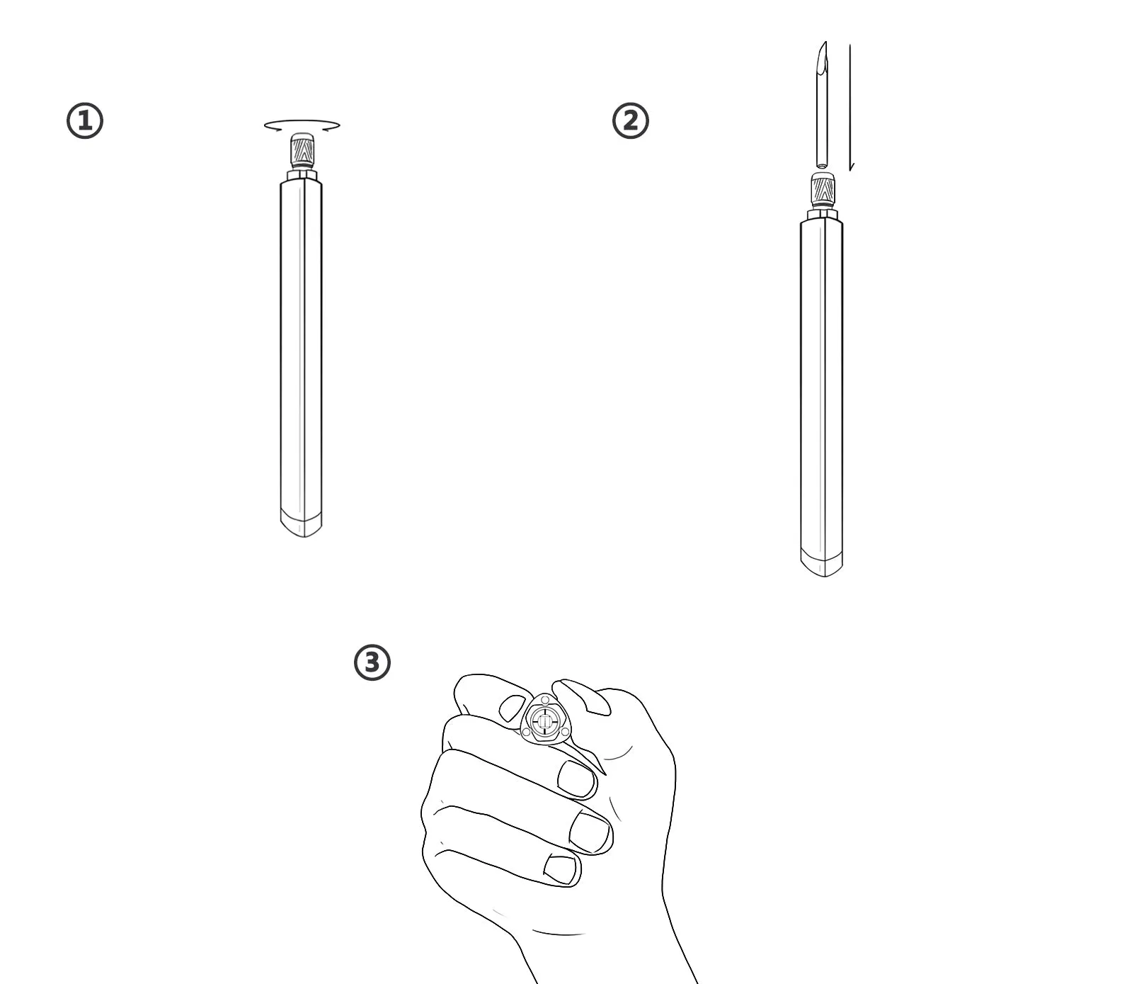 Dspiae AT-TH 3.175MM Clamp Holding Handle