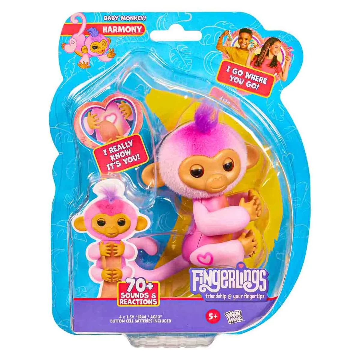 Fingerlings Baby Monkey Harmony Interactive Pet