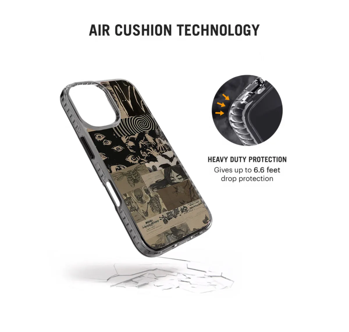 Japanese Dark Abstract Stride 2.0 Phone Case Cover