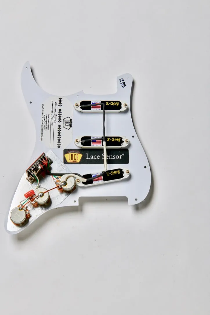 Lace Sensor Hot Gold Loaded Pickguard