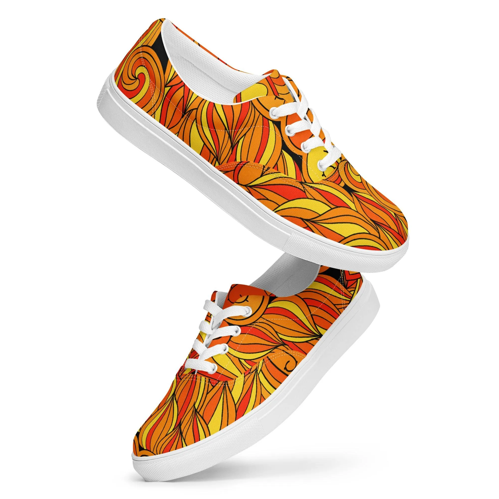 Mandra Lace Up Canvas Sneakers