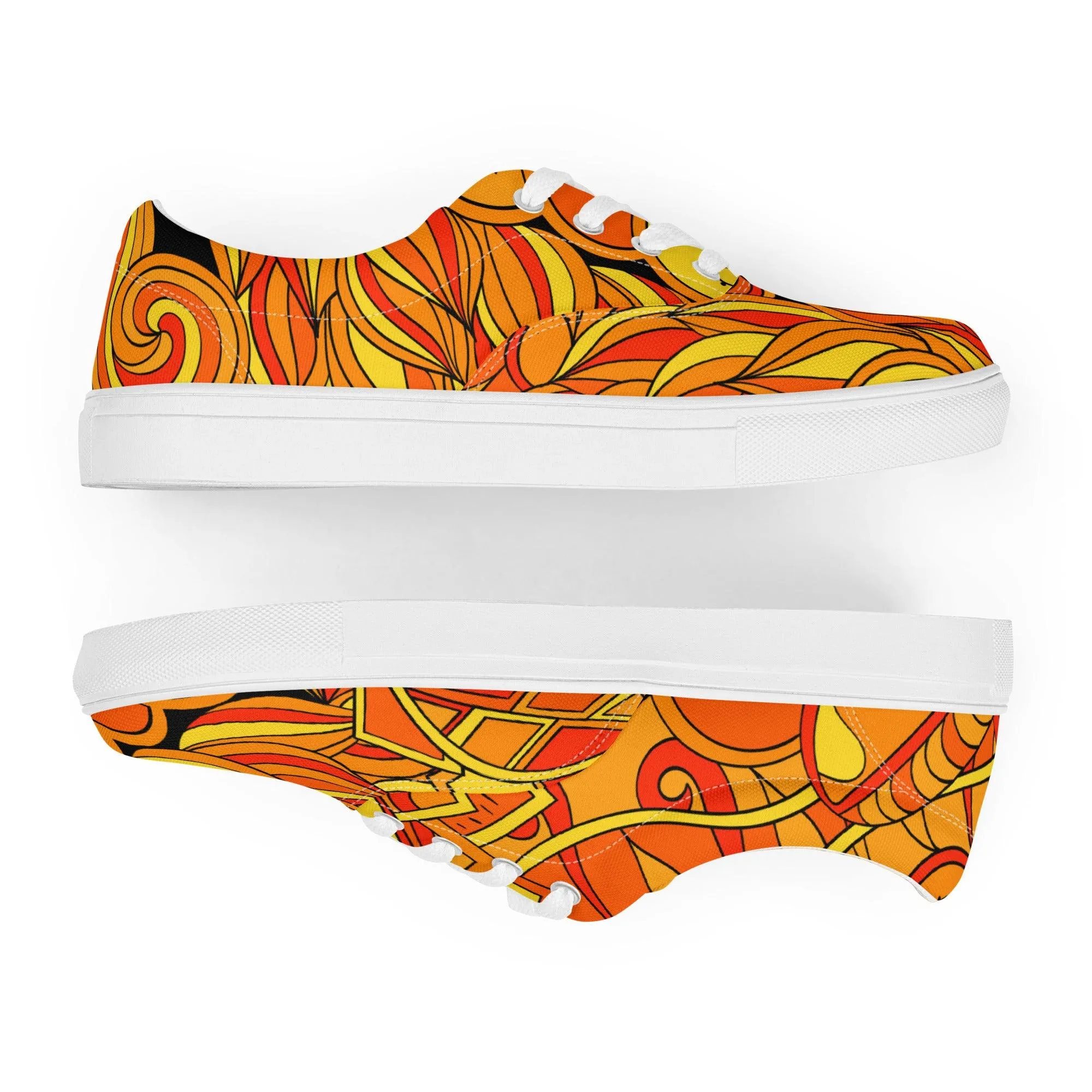 Mandra Lace Up Canvas Sneakers