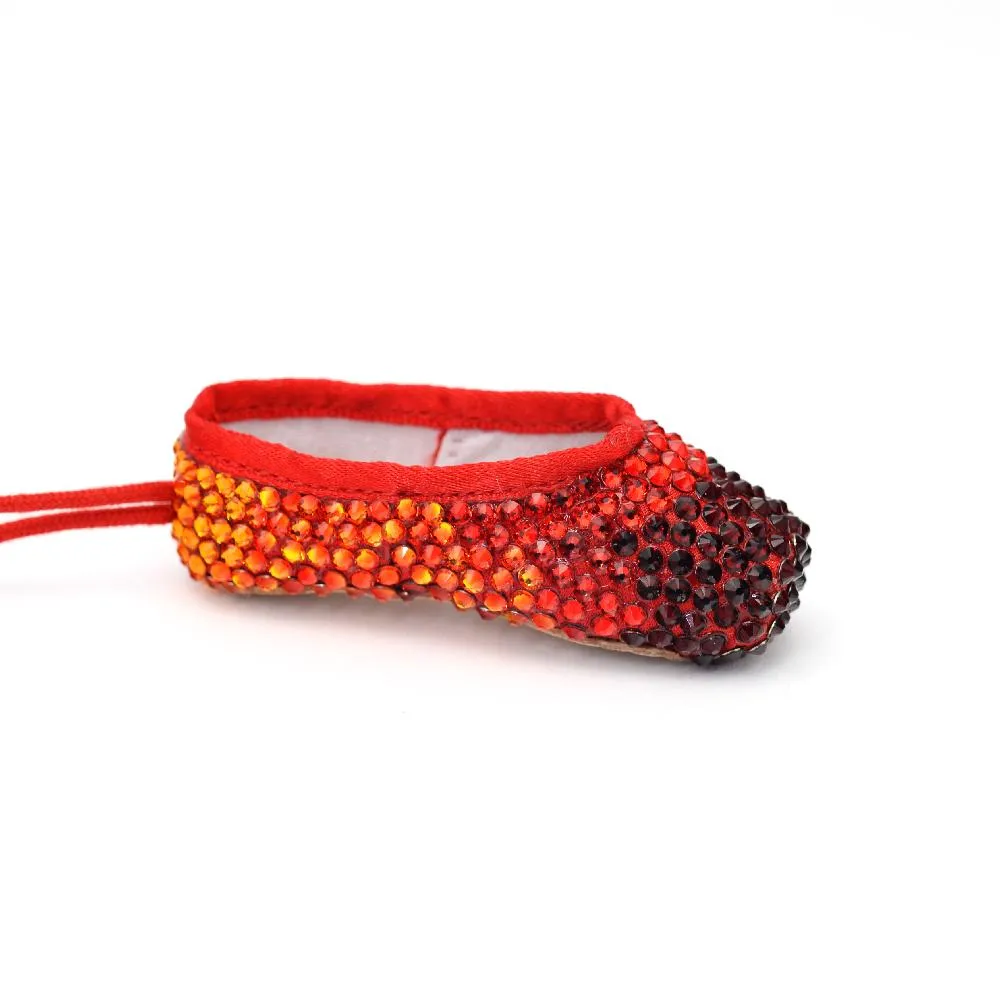 Mini Pointe Shoe • Blinged with Crystals