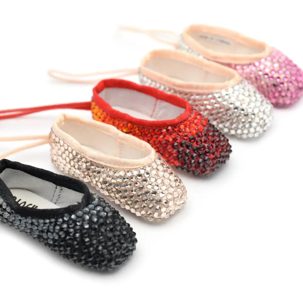 Mini Pointe Shoe • Blinged with Crystals