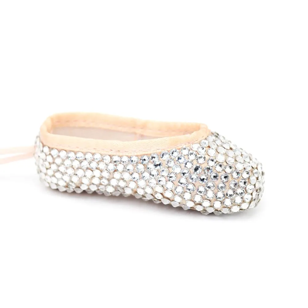 Mini Pointe Shoe • Blinged with Crystals