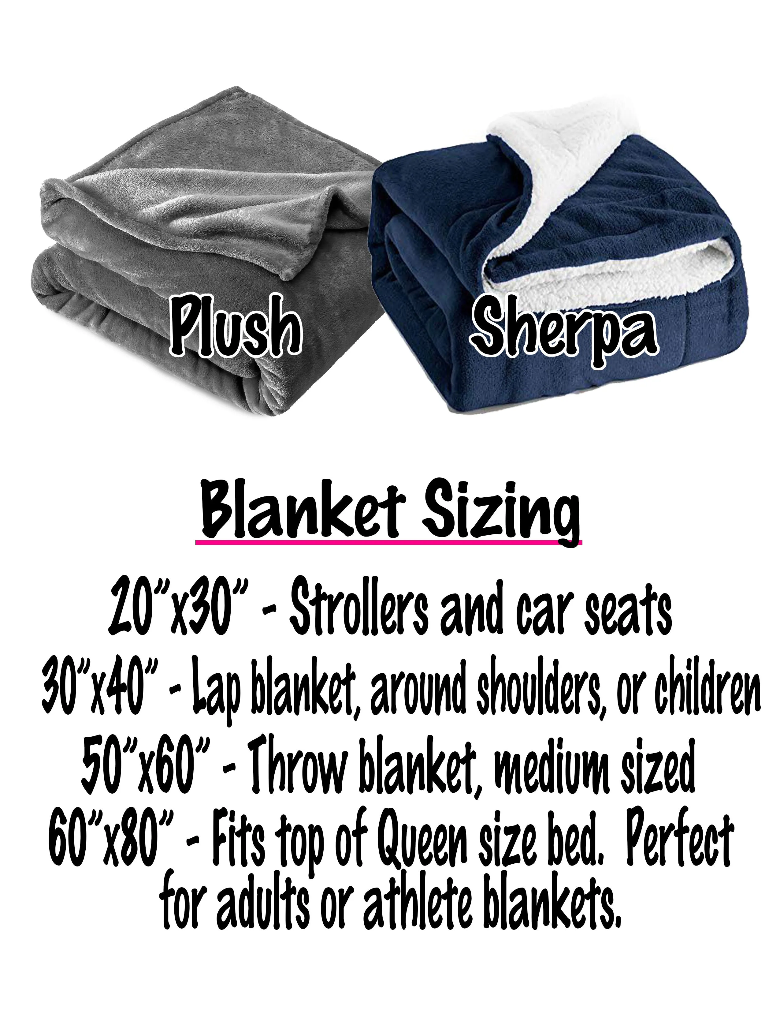 Personalized Baseball Blanket, Plush Blanket