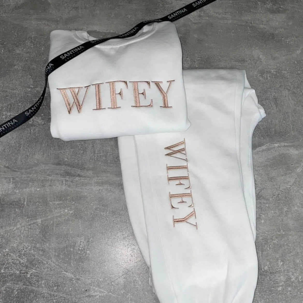 Personalized Bride and Wifey Wedding Tracksuits