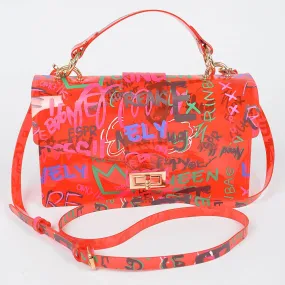 Red Graffiti Crossbody