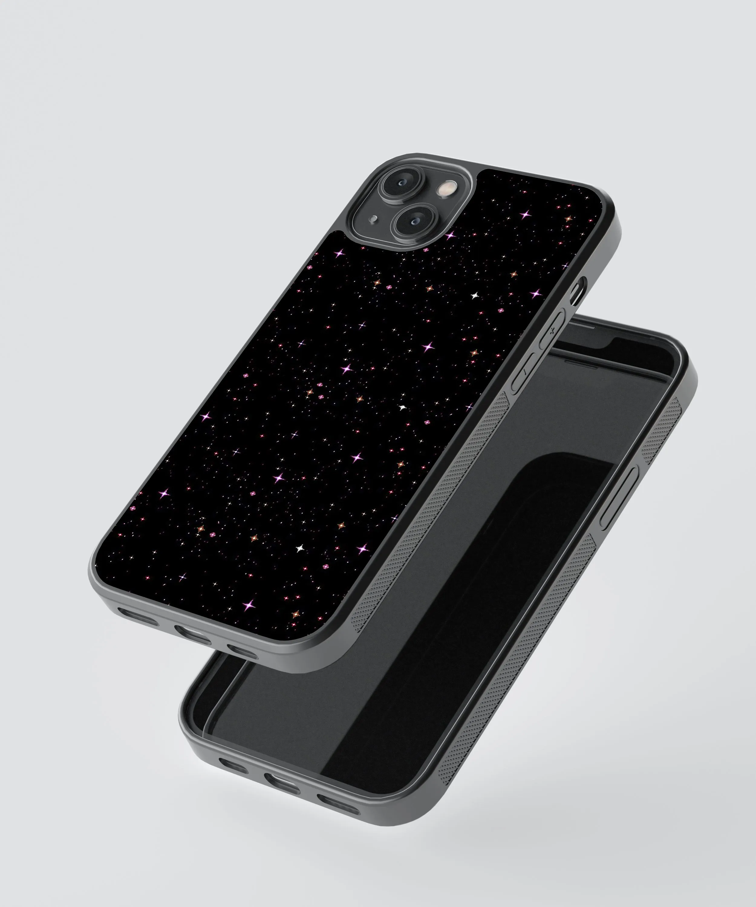 Stars Abstract Glass Phone Case Cover