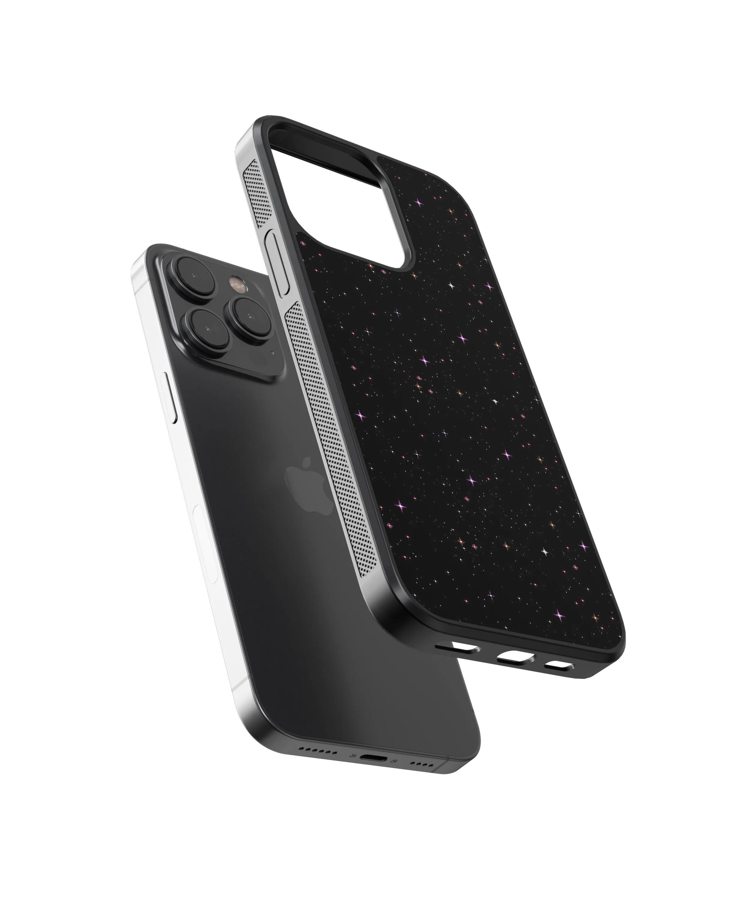 Stars Abstract Glass Phone Case Cover