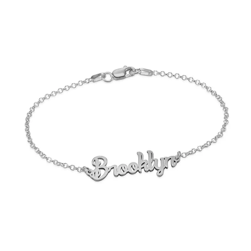 Sterling Silver Little Name Bracelet