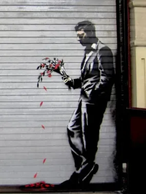 The Worlds Most Famous Graffiti Brandalised Collection Banksy Hustler Lenctiular Picture