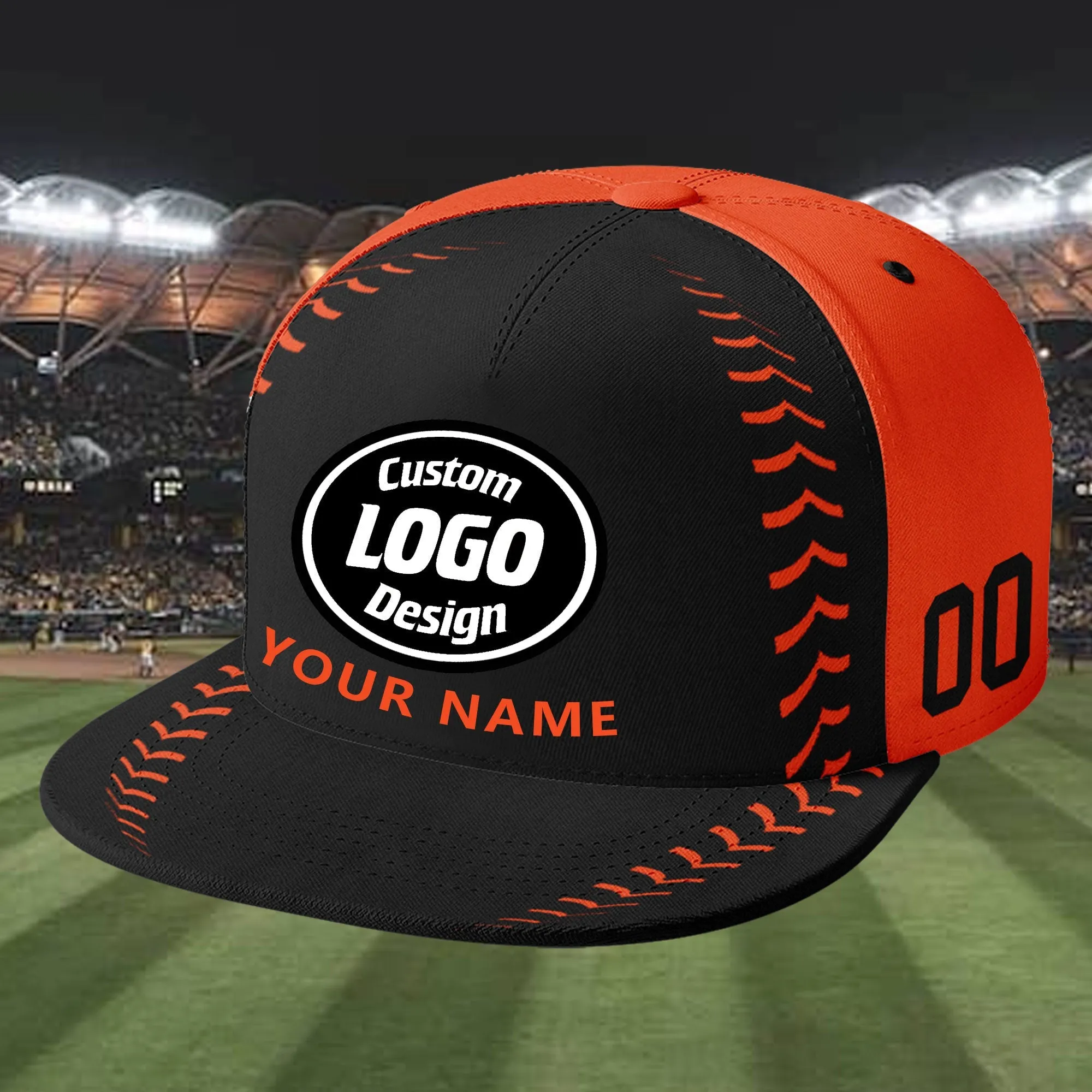 Unique Gift,Custom Orange Jersey MaxSoul Shoes and Hat Combo Offer Personalized ZH-bd0b00e0-b0