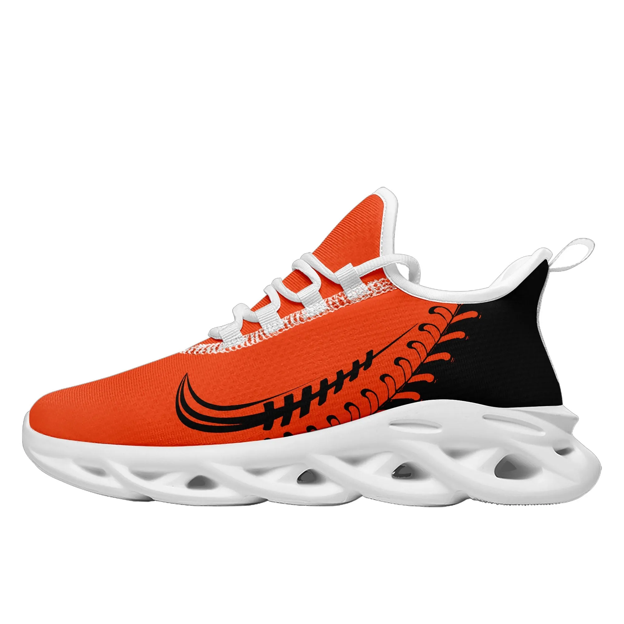 Unique Gift,Custom Orange Jersey MaxSoul Shoes and Hat Combo Offer Personalized ZH-bd0b00e0-b0